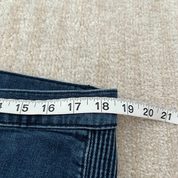 J Brand Musconite Moto Slim Fit Blue Jeans in Afantic 36 Blue - Picture 8 of 10